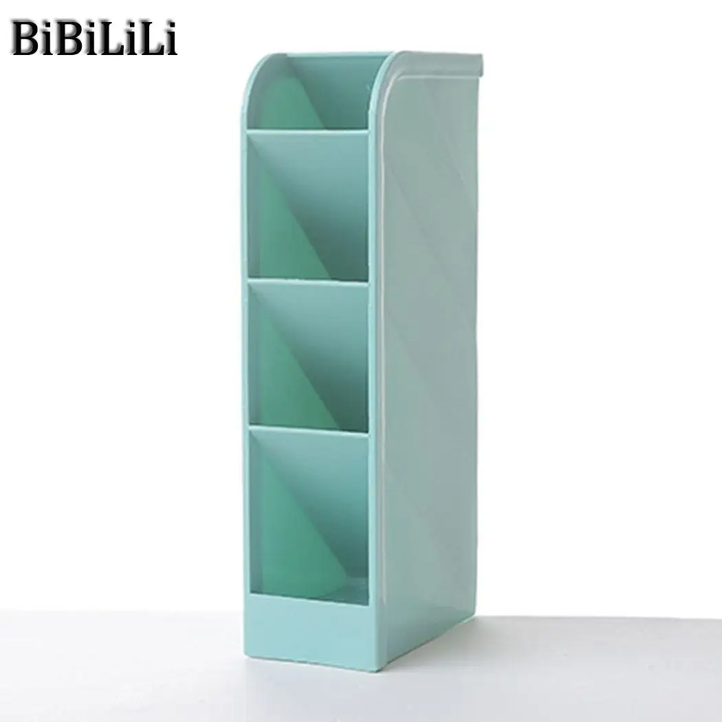 Hot Multifunction Four Grid Candy-colored Desktop Debris Storage Organizer Box For Office stationery Pen Socks Make up Tools | Дом и сад
