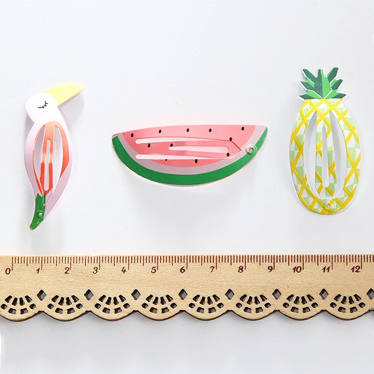 2 шт. заколки для волос в виде ананаса арбуза фруктов птиц | Аксессуары одежды