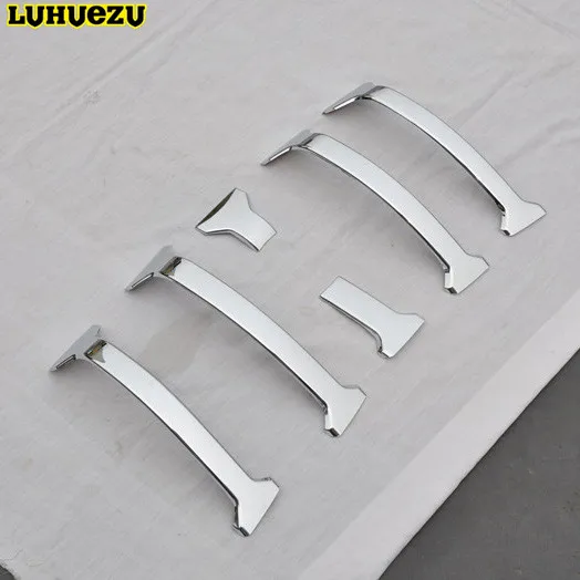 Luhuezu 6 шт. Хромированная передняя решетка радиатора для Toyota Land Cruiser Prado FJ 150