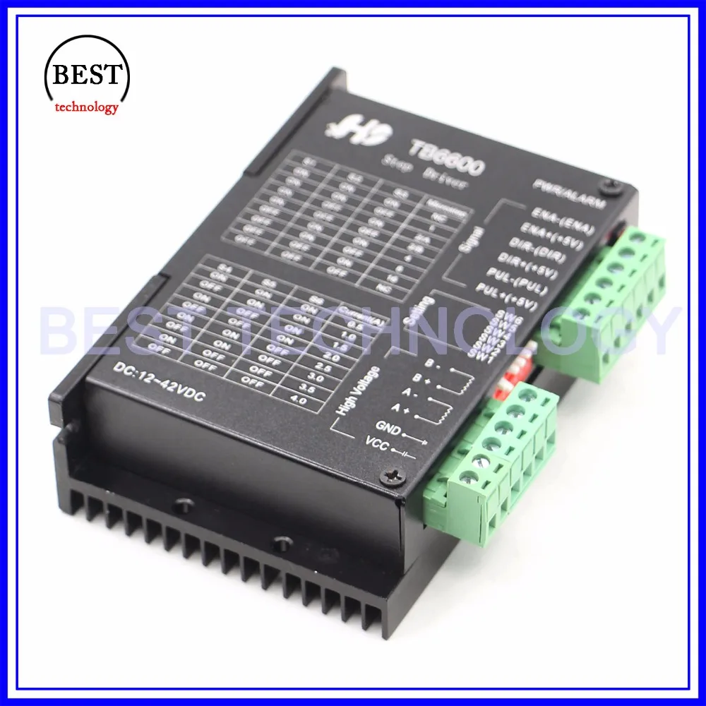 TB6600 Драйвер шагового двигателя Microstep16 DC12 42v 0 5 4a шаговый двигатель используемый