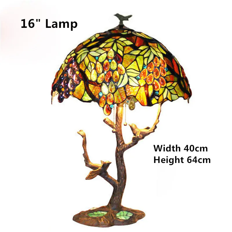 Светодиодная настольная лампа FUMAT светодиодная из витражного стекла овальная