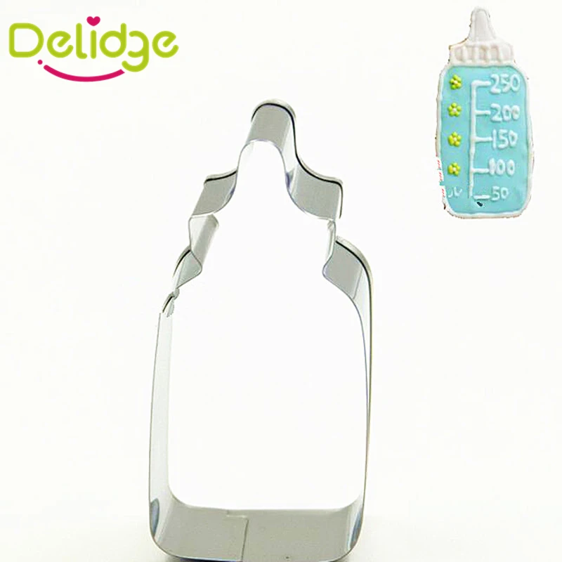 Delidge 1 шт. форма для Детской бутылки кормления формы печенья из нержавеющей стали