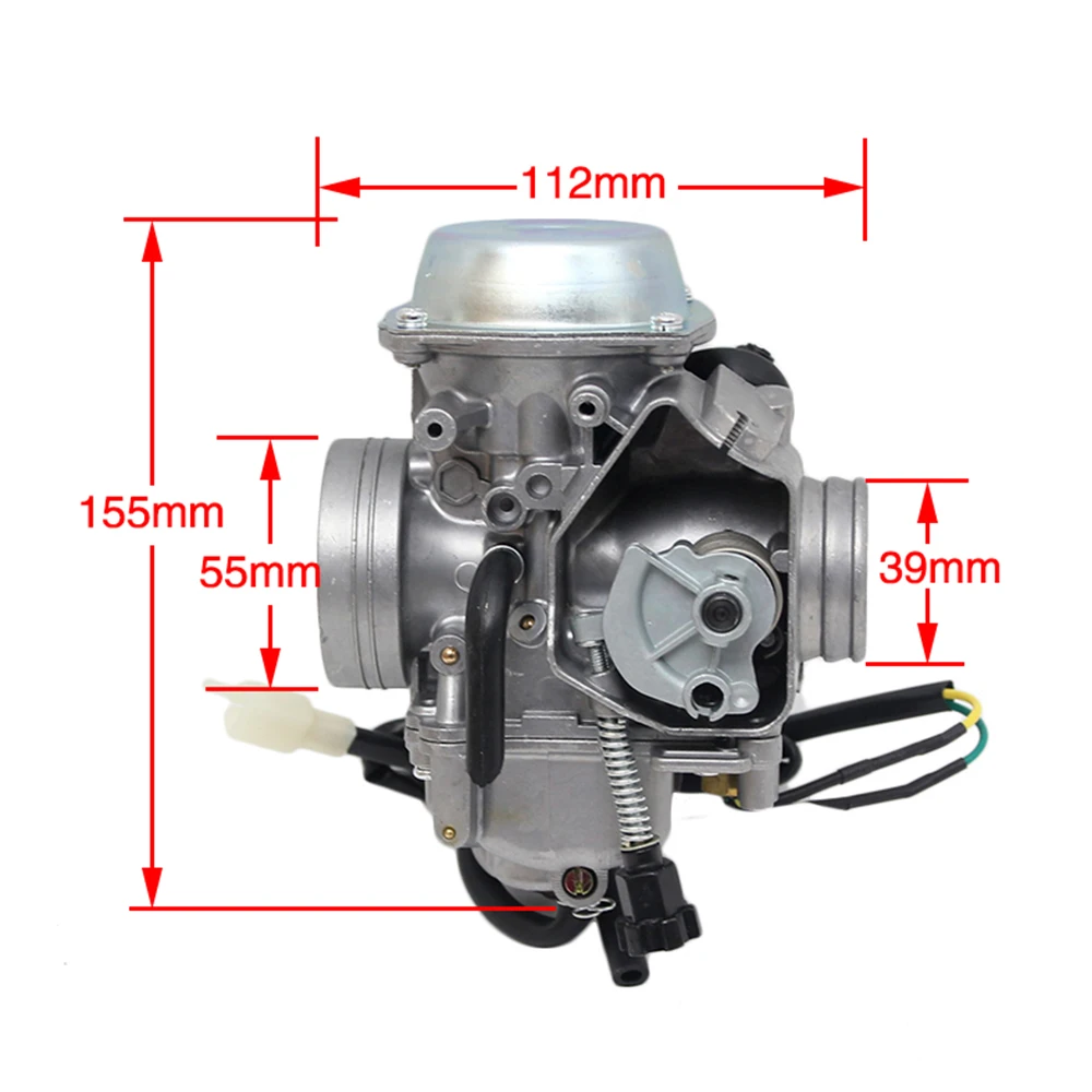 Alconstar-32 мм МОТОЦИКЛ КАРБЮРАТОР PD32J для Honda ATC250 ATC250SX TRX300 TRX350 TRX400FW TRX450R ATV большой красный 250 Ранчер 350