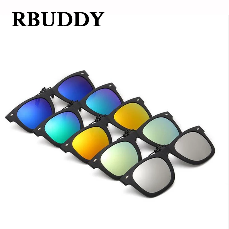 RBUDDY поляризационные клипсы на солнцезащитные очки 9 видов цветов Polaroid зеркальные