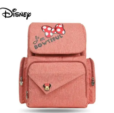 Disney Микки Минни Детские Пеленки сумки Сумка материнская коляска сумка подгузник рюкзак для беременных сумка Мама Bakim Cantalari рюкзак - Цвет: color 3