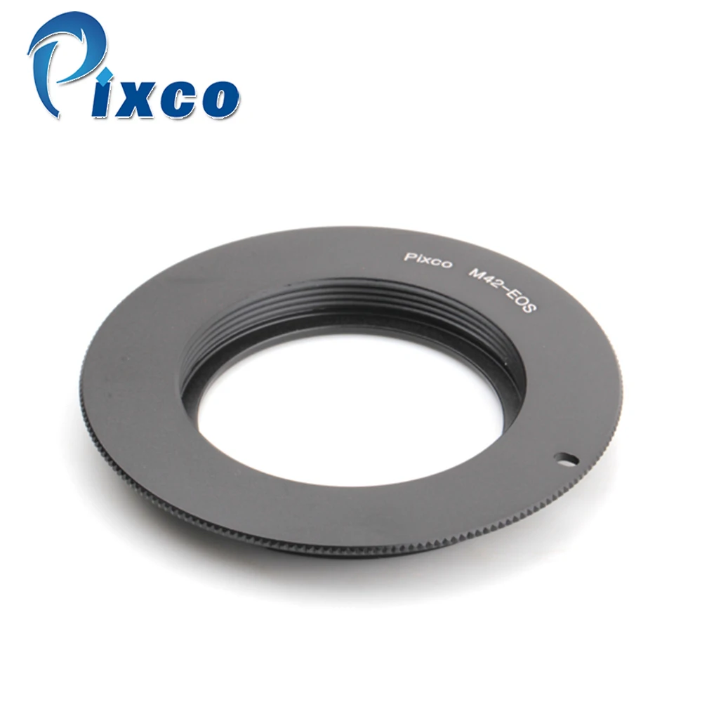 Адаптер объектива Pixco M42-for EOS, переходное кольцо M42 объектив для камеры Canon(черный), для камеры Canon EOS DSLR