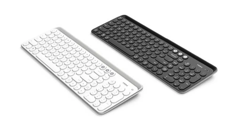 Xiaomi Youpin Miiiw Двухрежимная клавиатура 104 ключ Bluetooth беспроводная 2,4 ГГц портативная клавиатура MWBK01