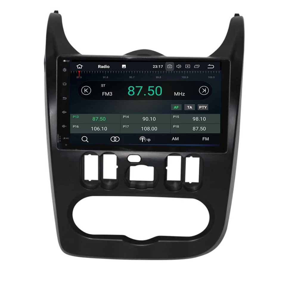 4G модем Android 10 восемь ядер 4 + 32G 9 дюймов Радио автомобильный GPS для Renault Logan I Sandero Lada