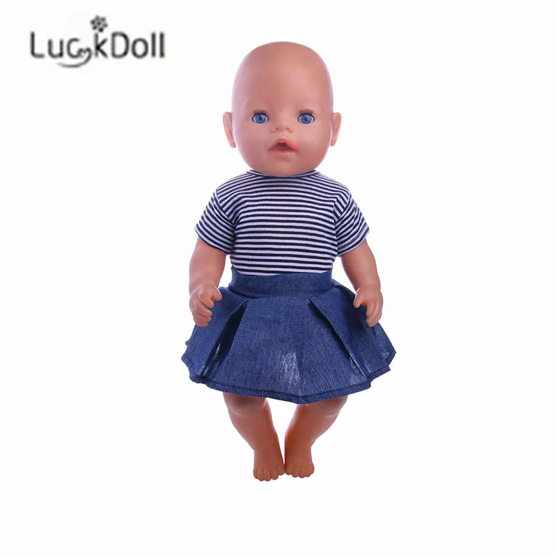 LUCKDOLL стильный стиль 18 дюймов американская кукла 43 см аксессуары для одежды
