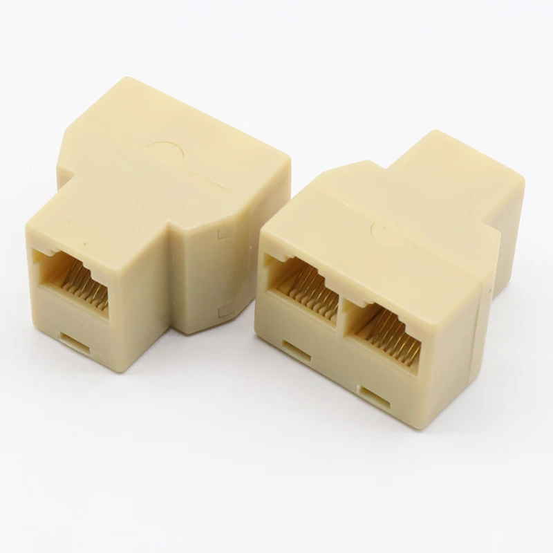 RJ 45 разъем RJ45 Сплиттер Разъем CAT5 CAT6 LAN Ethernet сплиттер адаптер 8P8C сетевой модульный