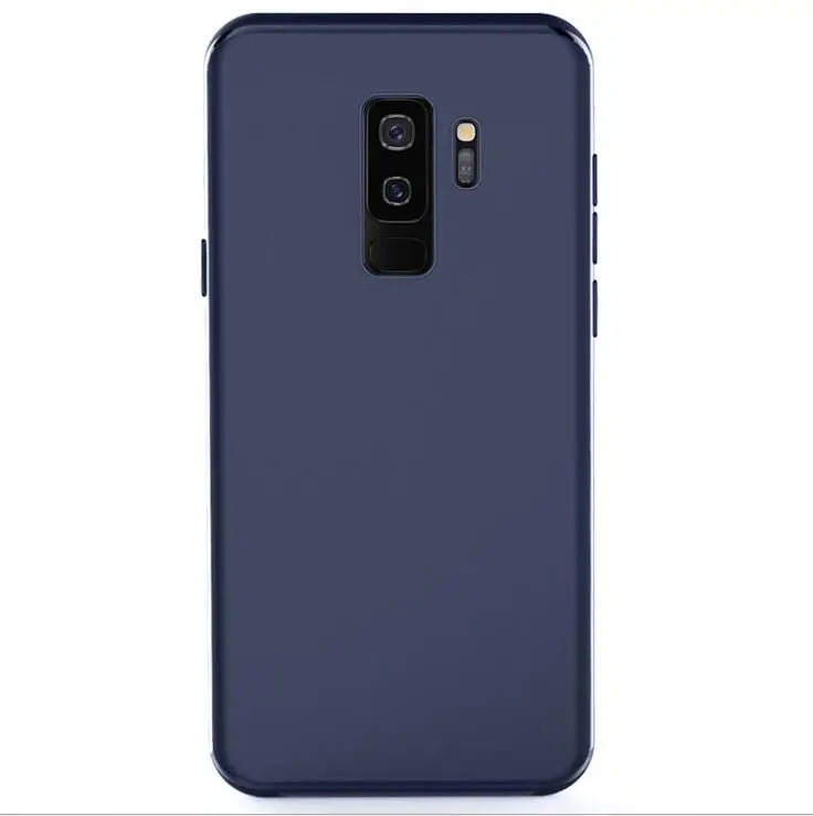 Blue Автомобильный держатель Магнитный чехол для телефона samsung S10 E S10 Plus Мягкий Силиконовый ТПУ+ Ультра волоконный Магнитный чехол для samsung S9 S9 Plus - Цвет: Blue