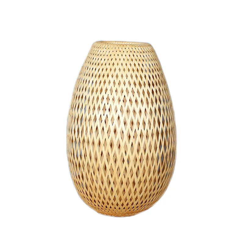 

Creative Chinese style bamboo lighting lamp study bedroom bedroom lamp Southeast Asia rattan antique lighting WF4161421