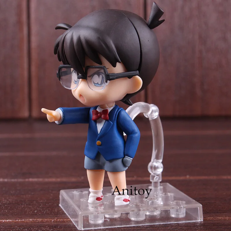Detective Conan Nendoroid 803 Conan Edogawa ПВХ Аниме Фигурки Коллекционная модель игрушки 10 см