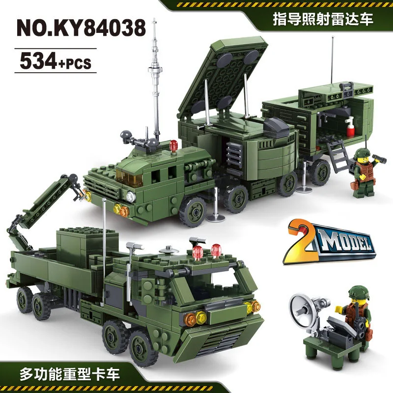 KAZI военные совместимые с legoed ww2 транспортные средства танки мировая война 1 2