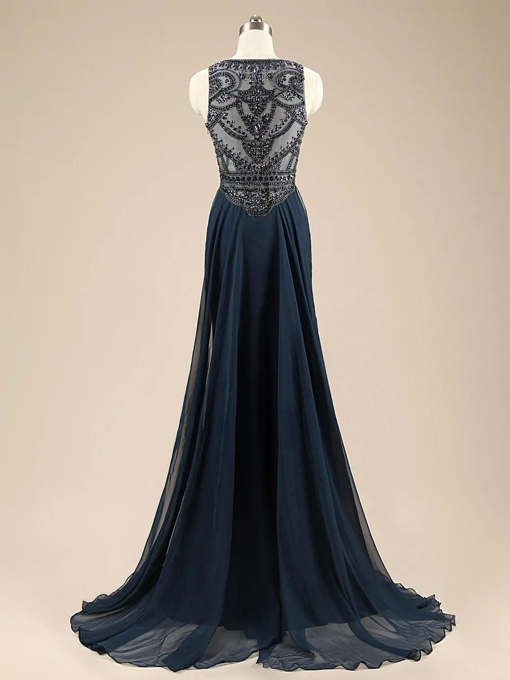 2015 элегантный дизайн для дам совок шеи с коротким рукавом империи талии до пола