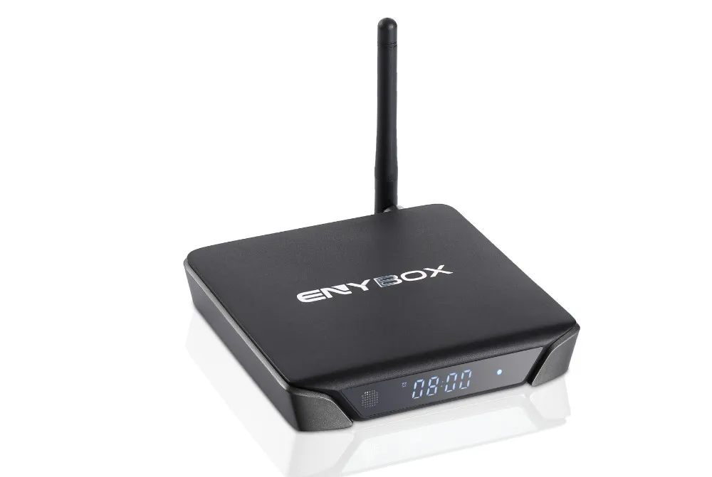Последним Amlogic s905x Quad Core TV Box Оперативная память 2 ГБ Встроенная 16 enybox x1 suport Dual Wi Fi 4 К