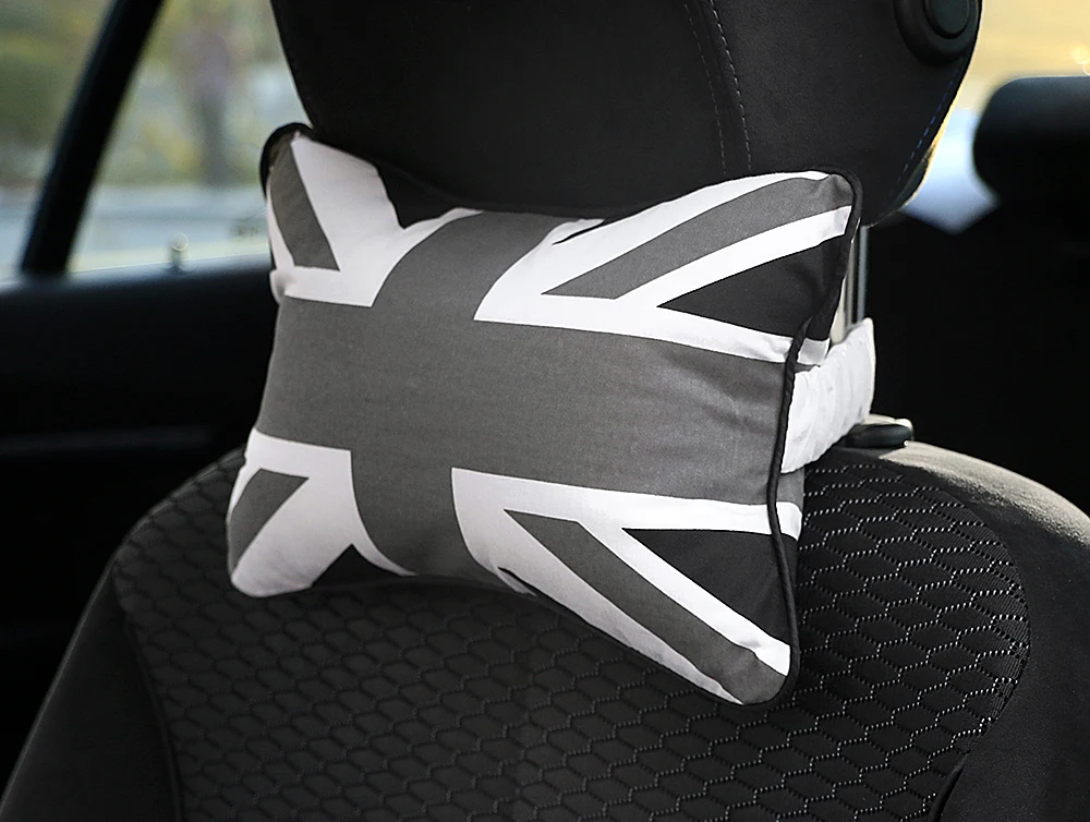 Автомобильный подголовник для шеи Уход Подушка для Mini Cooper Clubman Countryman R50 R53 R55 R56 R60 R61 F54 F55 F56 F60 автомобильные аксессуары