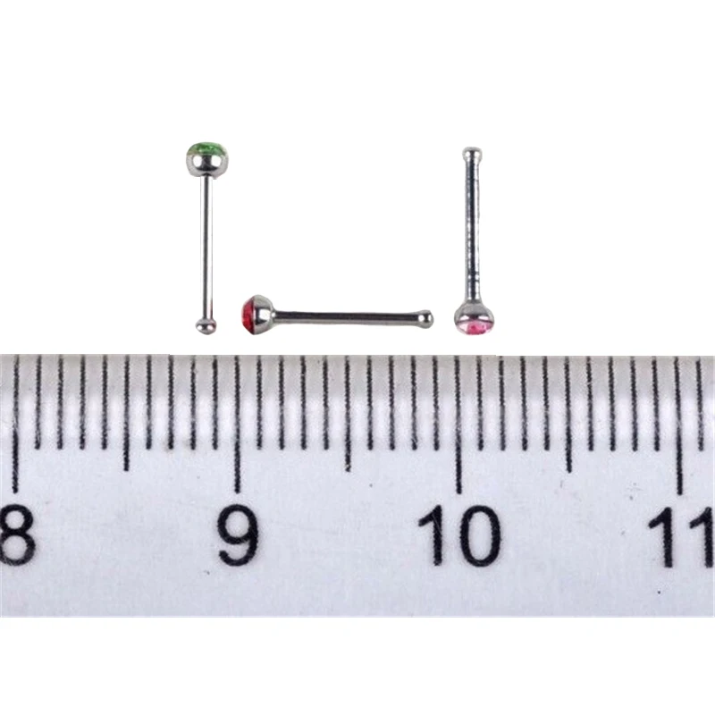 60 шт./компл. имитация носа пирсинга кольцо для из нержавеющей стали в индийском