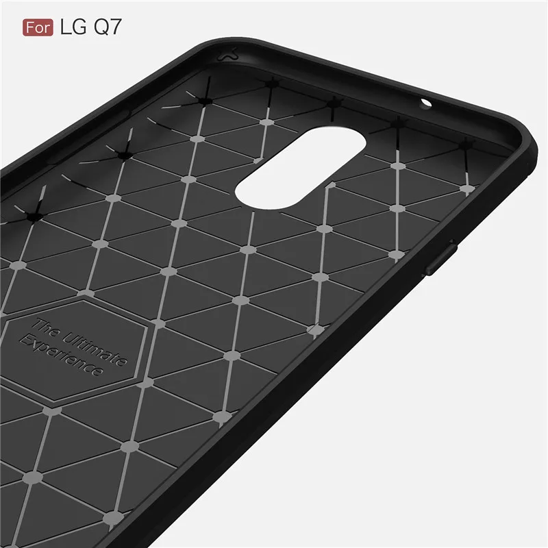 Чехол WolfRule для LG Q7 противоударный мягкий матовый чехол из ТПУ Plus / Q7A Funda 5