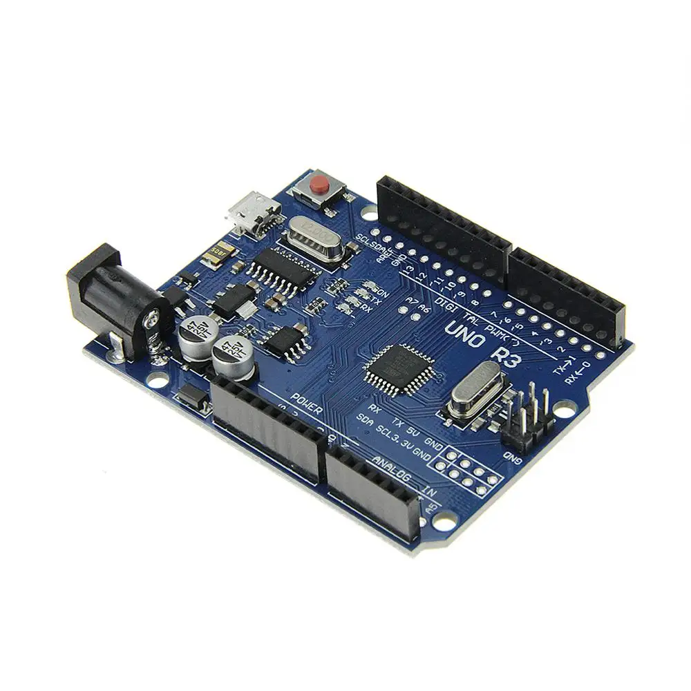 Плата ATmega328P CH340G UNO R3 для Arduino модуль с голубыми штифтами улучшение