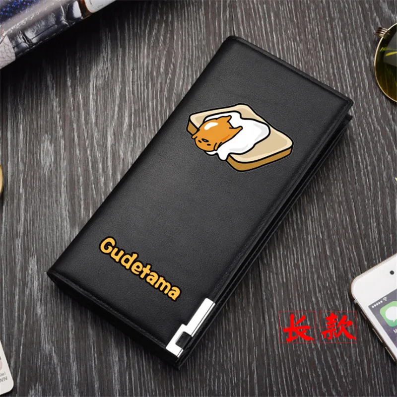 Высокое качество Gudetama принт унисекс Длинный кошелек из искусственной кожи кошелек мультфильм ID держатель для карт подарок сумка для денег Cartera Mujer