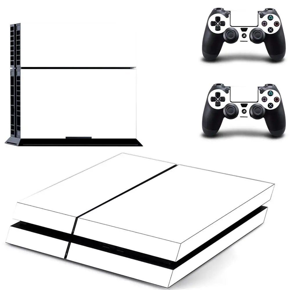DPTM2371 Чистый белый черный красный синий золотой PS4 кожи наклейка виниловая для sony Playstation 4 консоли и 2 контроллеров PS4 кожи Стикеры - Цвет: DPTM2371