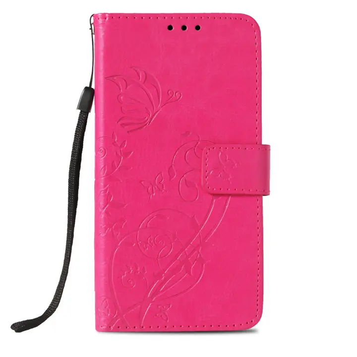 Rose Роскошный чехол для Fundas LG K30 K10 K8 G3 G4 H340 H440 H502 LS770 LS775 кошелек кожаный чехол для телефона с бабочками чехол Coque P03Z - Цвет: Rose