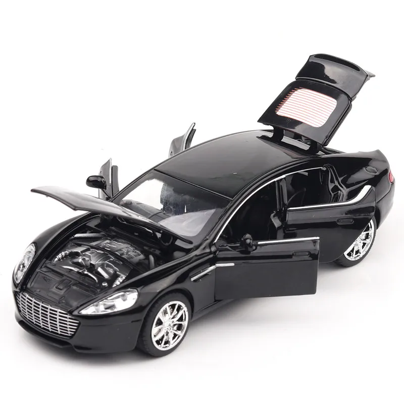 1:32 6 дверная открытая Игрушечная машина Aston Martin Литые из металлического сплава и