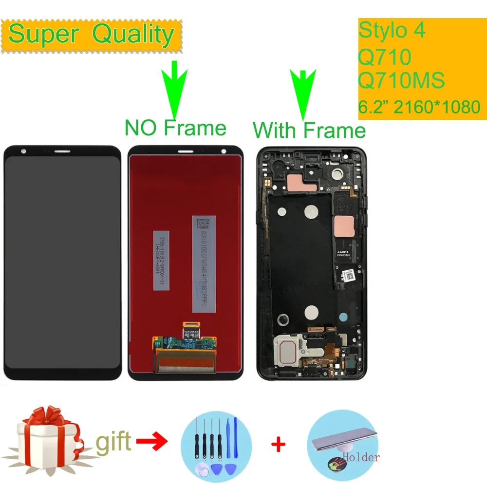 Оригинальный Для LG Stylo 4 Stylo4 Q710 Q710MS Q710CS ЖК дисплей кодирующий преобразователь
