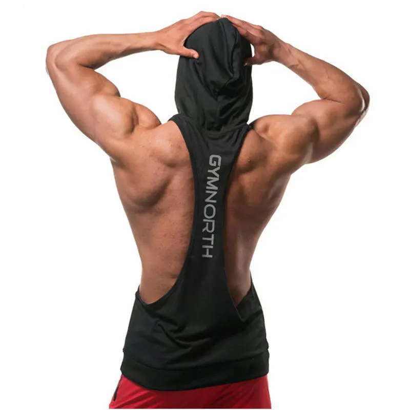 Спортивная Толстовка GYMNORTH для мужчин спортивная одежда фитнеса бодибилдинга без