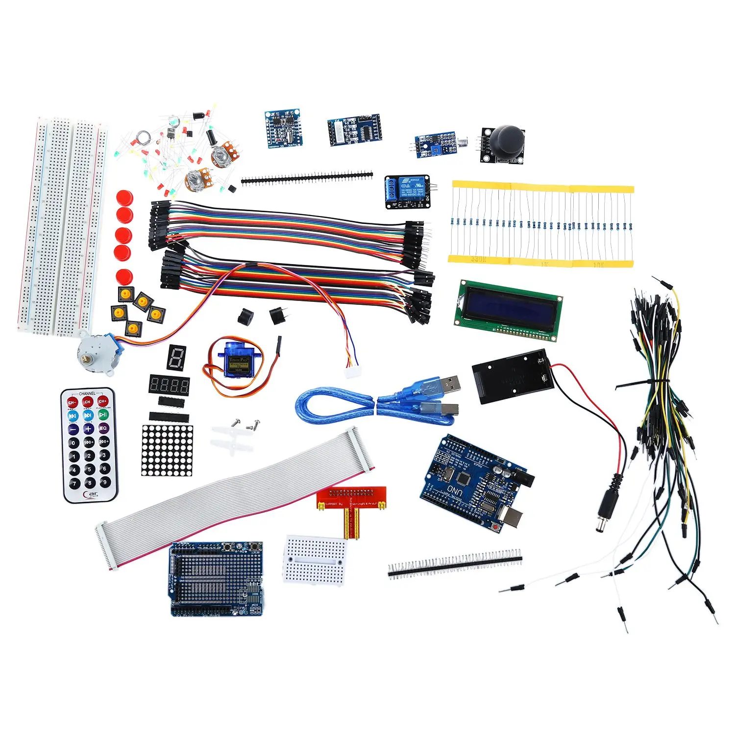 Новый 16021 ЖК Серводвигатель RTC UNO R3 стартовый набор для Arduino | Обустройство дома