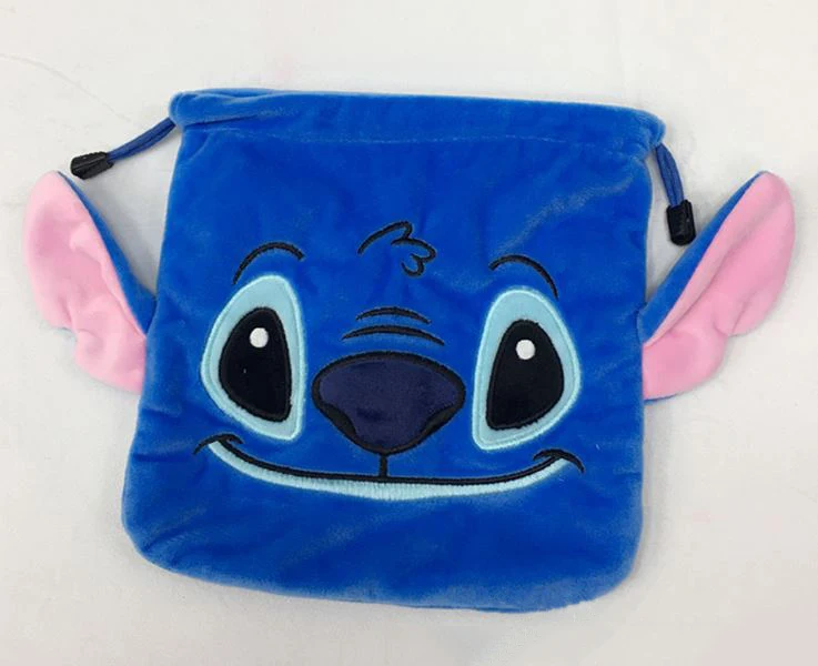 1 шт. Очаровательная сумка для монет lilo& stitch, плюшевая сумка на шнурке, мультяшный Кошелек для монет, дорожная сумка, маленькие мини сумки, плюшевые игрушки - Цвет: stitch coin bag 1