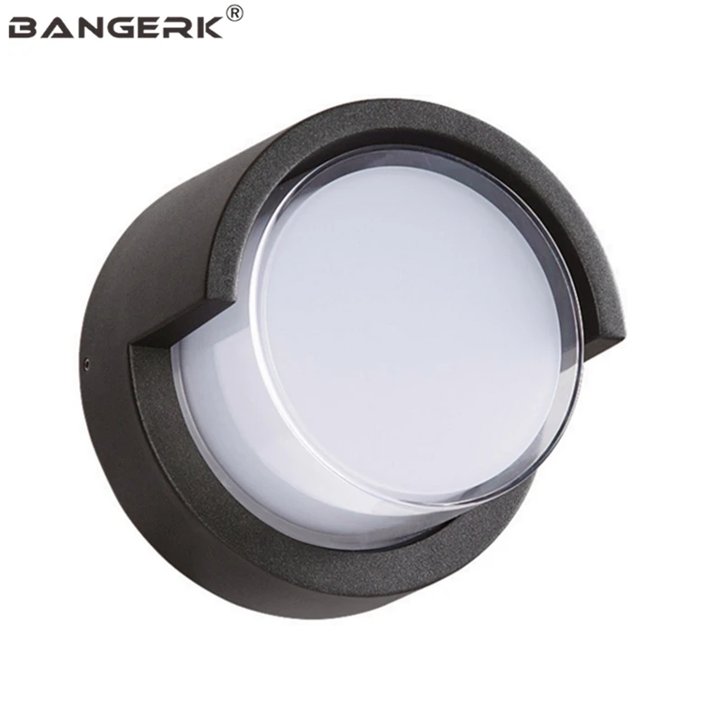 Outdoor Modern LED Wall Lamp Simple Aluminium Porch Lights Fixtures Waterproof Sconce Light Garden Balcony Decor Lighting | Лампы и