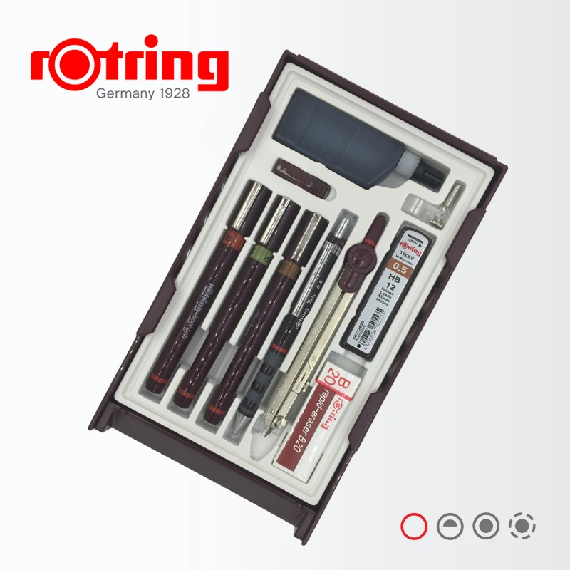Германия Rotring Stylus Master Набор лайнер/механический карандаш/сменные