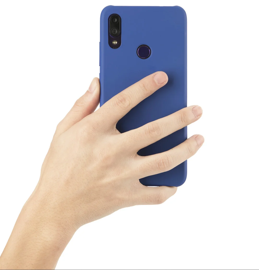 Оригинальный чехол для Xiaomi Redmi Note 7 3 цвета из поликарбоната модный Ультратонкий