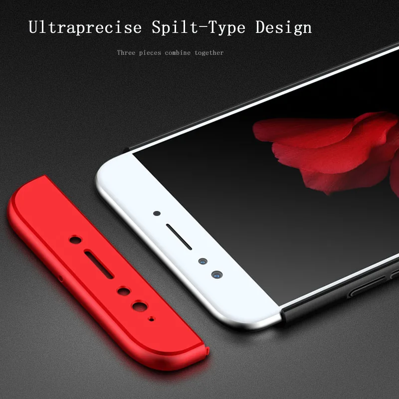 Fabmax Прочный чехол для OPPO F3 F5 A77 360 полная защита Футляр PC 3 в 1 Fundas Coque задняя крышка |