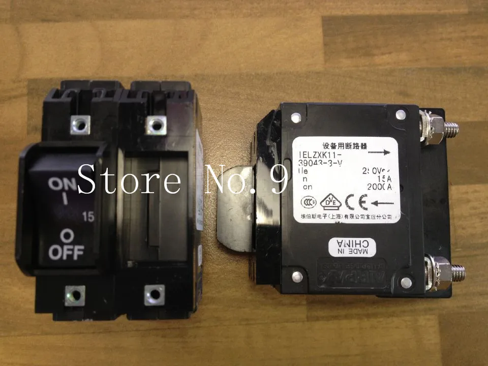 [ZOB] США AIRPAX Ebers IELZXK11-39043-3-V 15A2P 250 в выключатель -- 5 шт./лот
