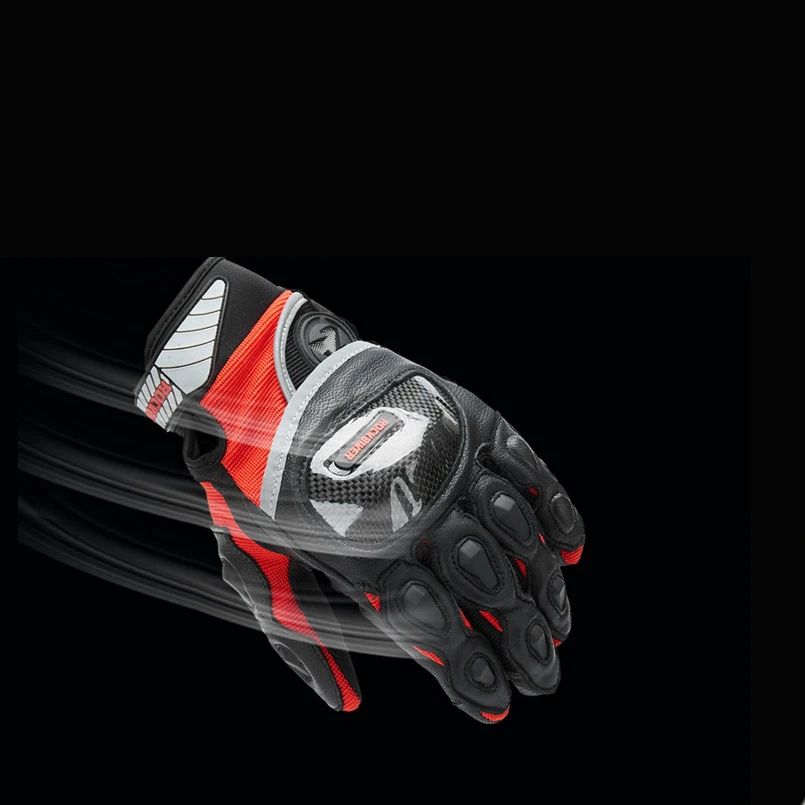 Брендовые новые байкерские Мотоциклетные Перчатки 2018 года Кожаные Защитные