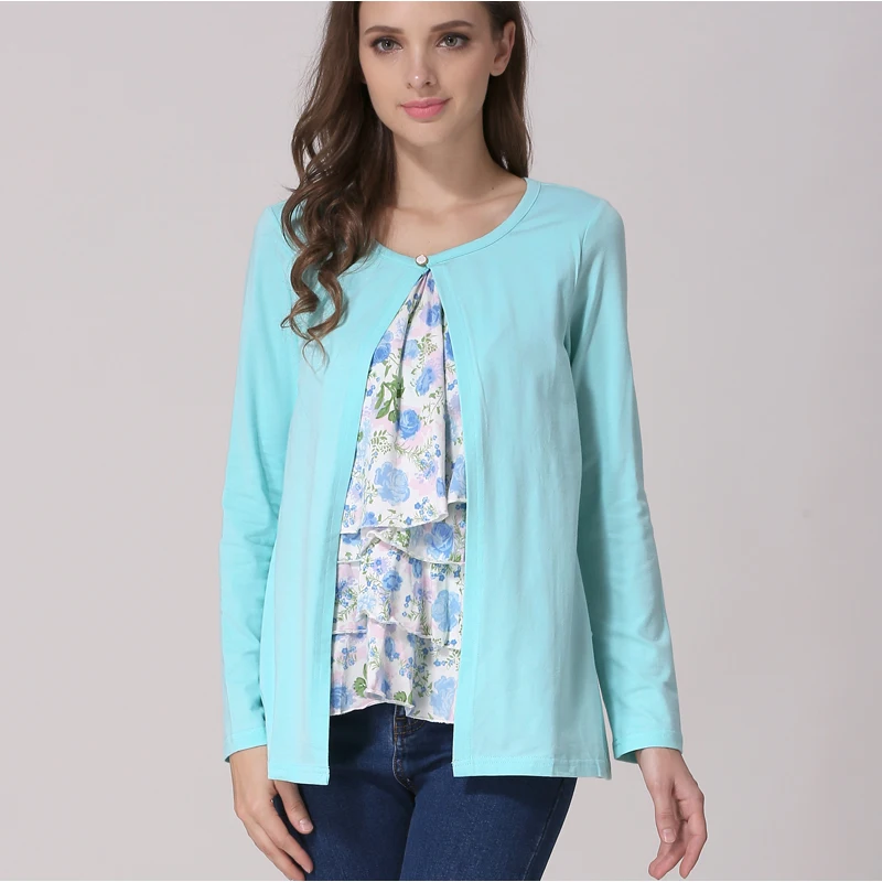 2 шт. футболка с длинным рукавом для беременных | Мать и ребенок