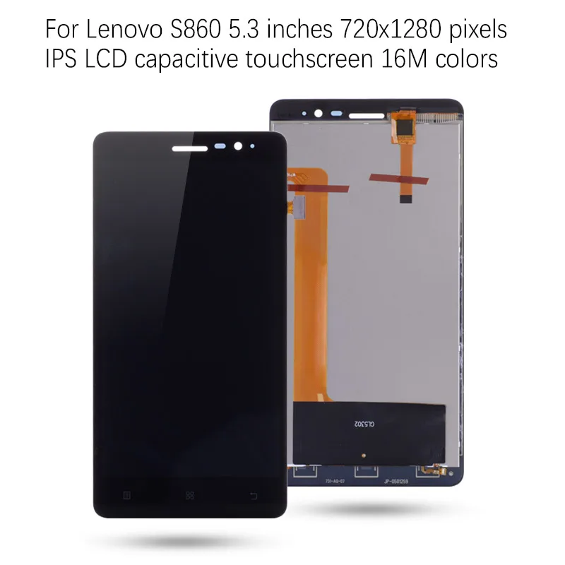 Original 5.3'' Display For Lenovo S860 LCD Touch Screen Digitizer Replacement Parts for | Мобильные телефоны и