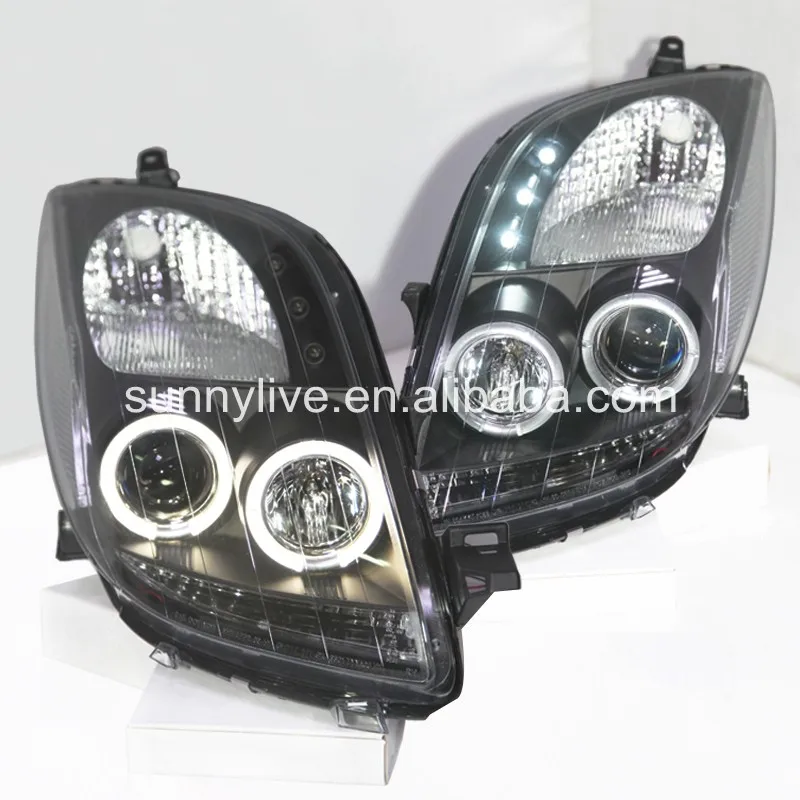 Светодиодный налобный фонарь Yaris Angel Eyes для TOYOTA Vitz 2006 2010|angel eyes|led angel eyesyaris led |