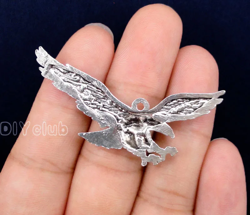 Подвеска в виде орла из тибетского серебра под старину 51x24 мм 25 шт. - купить по