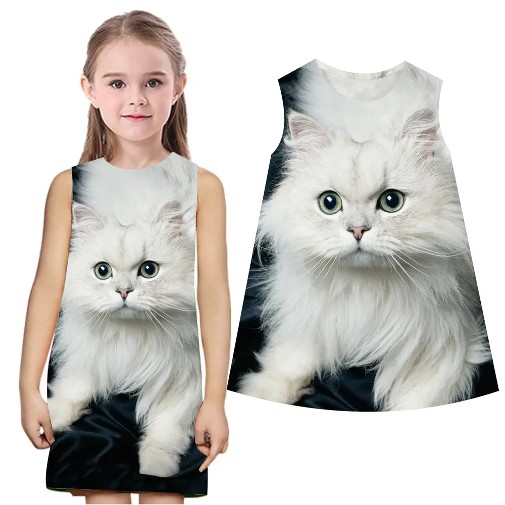 Children Clothing for Girls Toddler nice printing Beach Party Holiday Brand Dress Summer stly new Kids dress Clothes | Детская одежда и