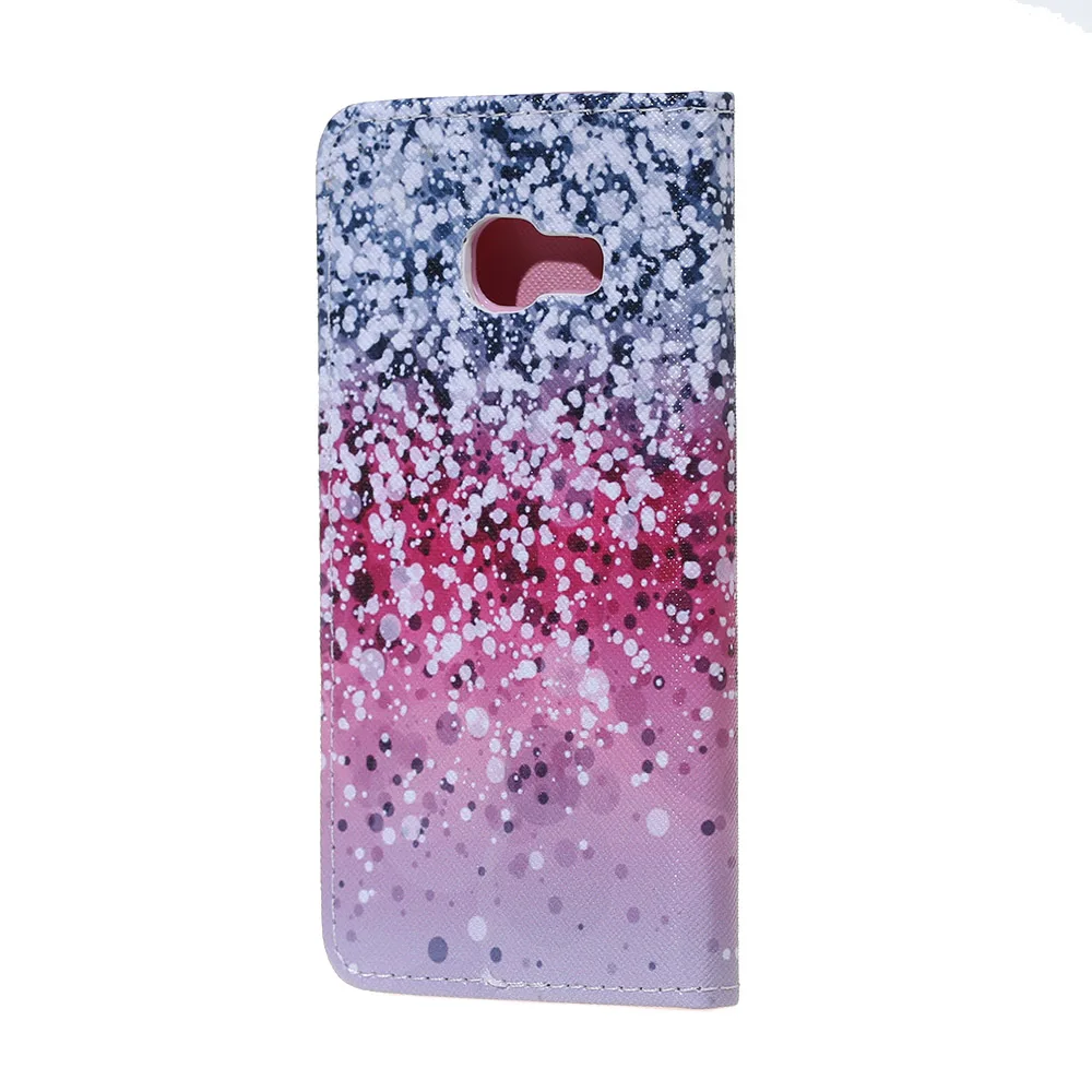 Coque Galaxy A5 2017 чехол Магнитный кошелек сумочка книга мультфильм Кожаный Чехол СПС