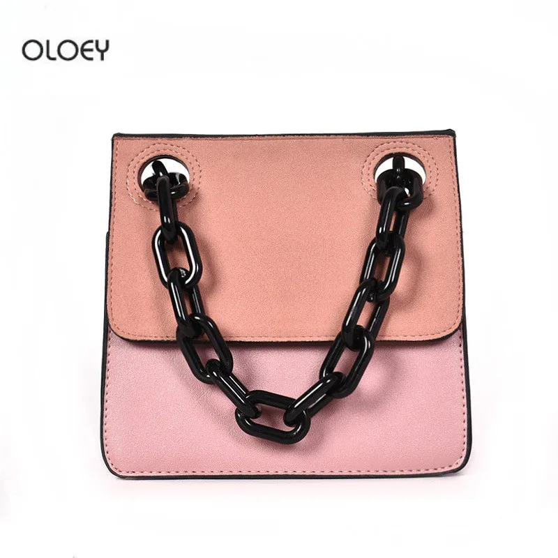OLOEY модные кожаные женские сумки персонализированная декоративная сумка