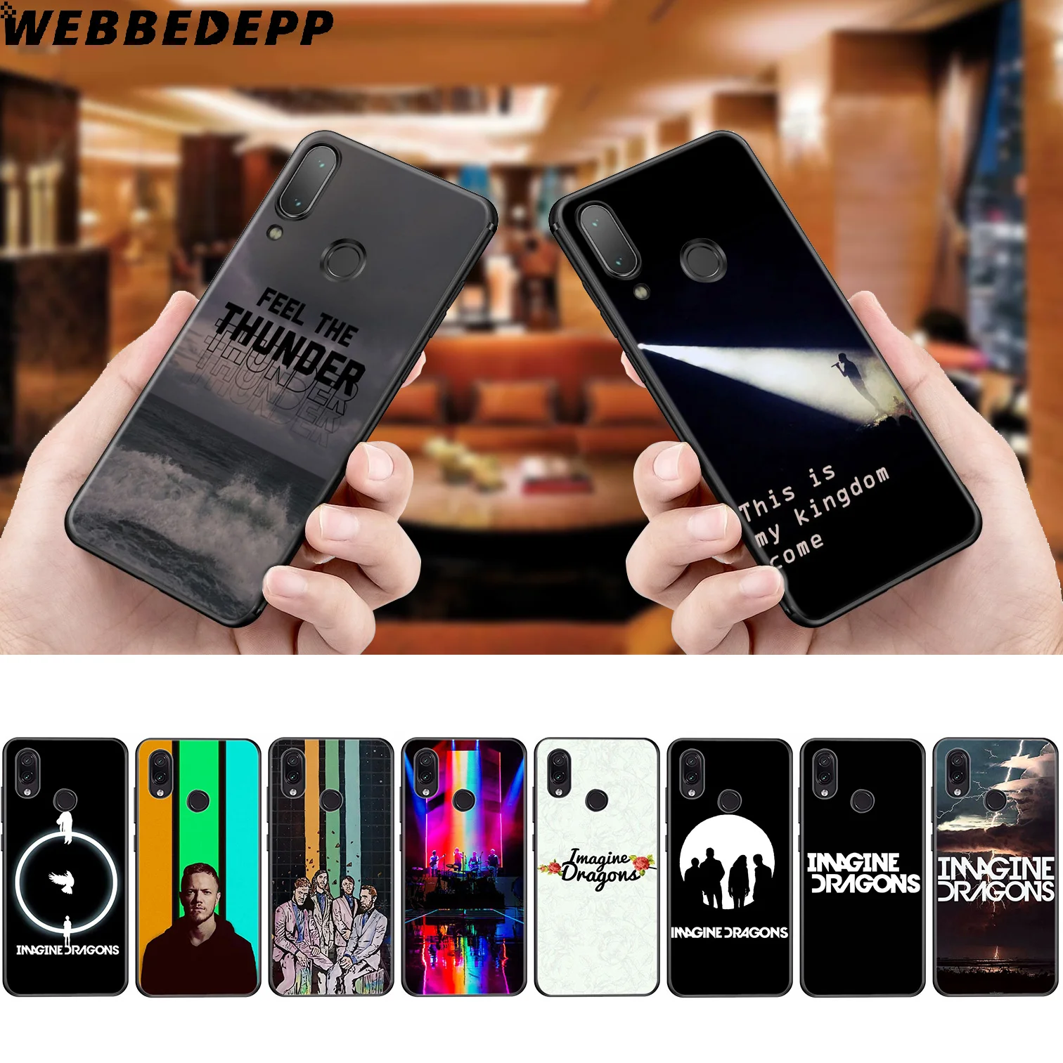 WEBBEDEPP Imagine Dragons Band Soft Case for Xiaomi Redmi K20 7A 4A 4X 5 5A 6 6A S2 Note 8 4 7 Pro Plus Prime |