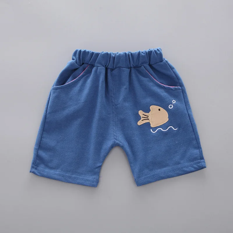 Baby Boy Casual Kids Clothing Sets 2019 Summer Cartoon Stripe infantil Tops TShirt + Shorts Pants Suits Children's Contume | Детская