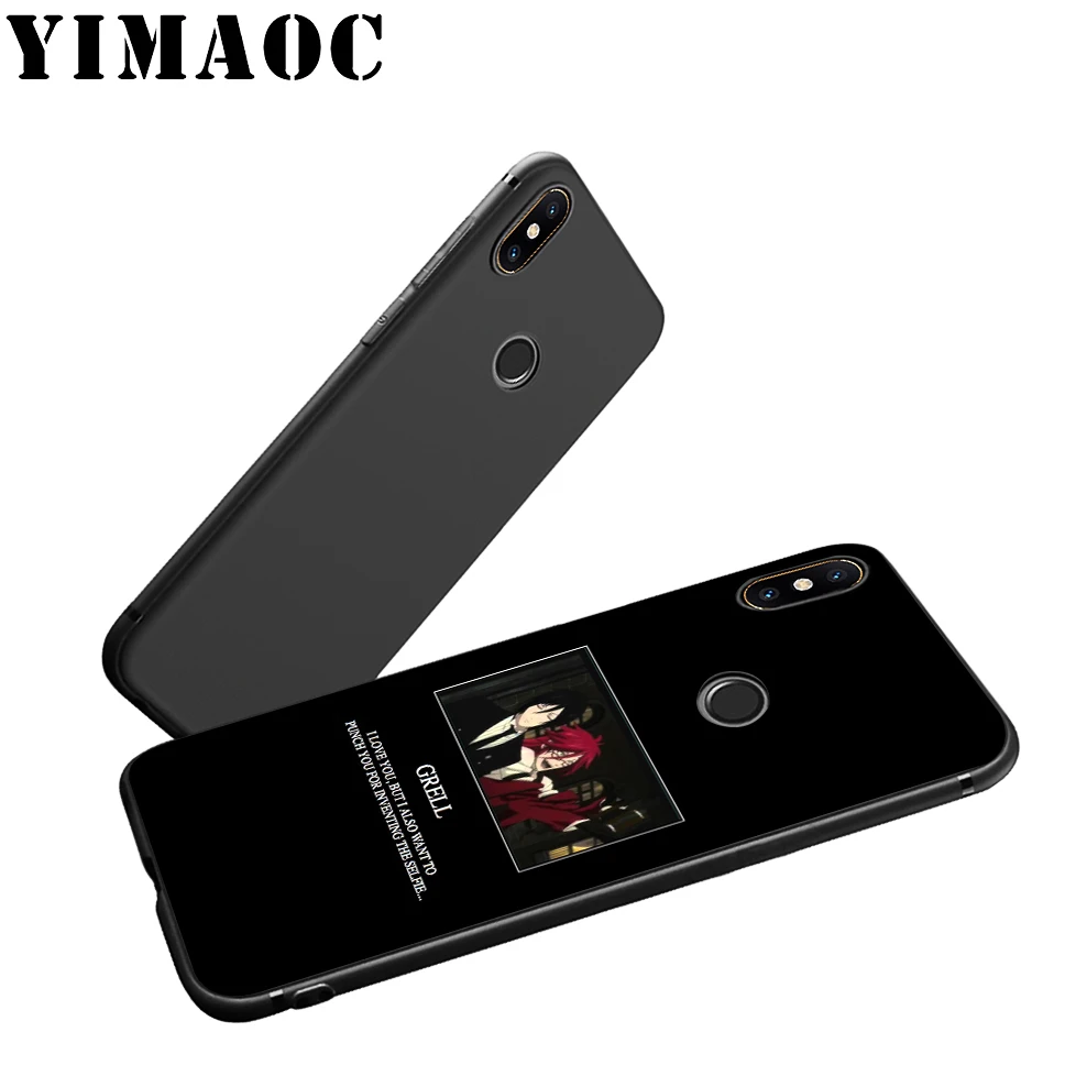 Мягкий силиконовый чехол YIMAOC Black Butler Аниме для Xiaomi Redmi Note 9 Mi 8 Se 7 6 6A A1 A2 4X 4A 5A 5 MAX 3 MiA1 |