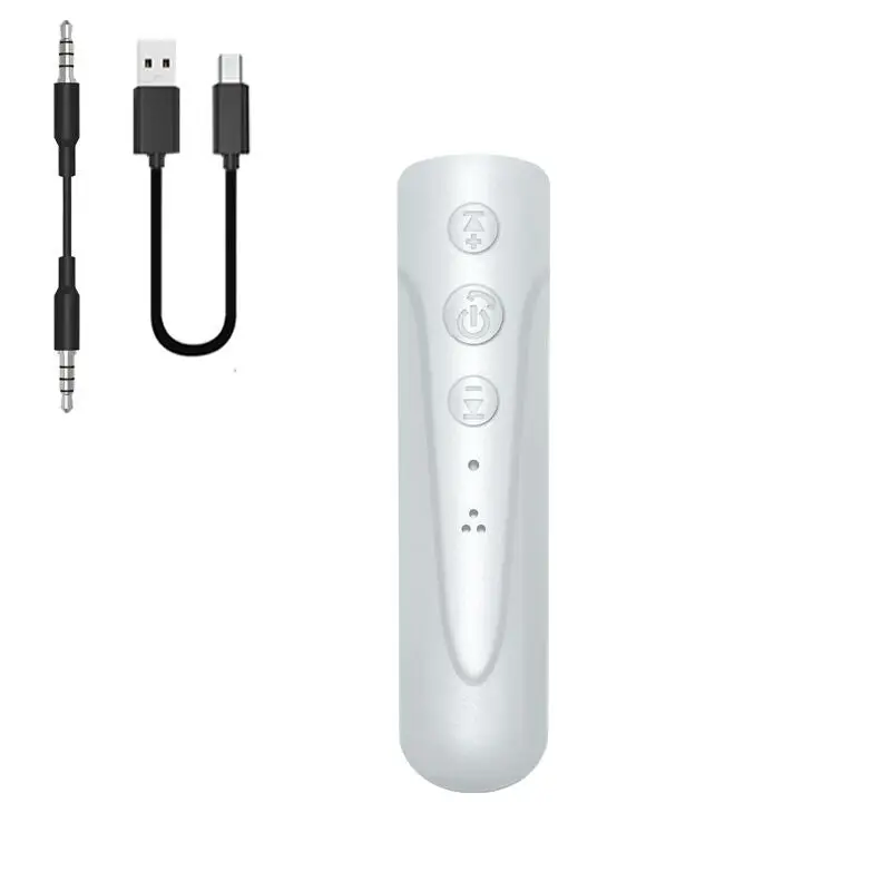 White Receiver YOU FIRST Bluetooth наушники, Спортивная гарнитура, громкой связи, 3,5 мм, AUX Беспроводные наушники с микрофоном, проводные наушники для телефона iPhone - Цвет: White Receiver