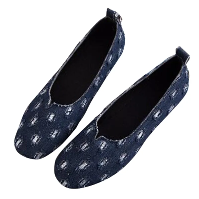 HEE GRAND/модные дизайнерские женские туфли оксфорды на плоской подошве из джинсовой